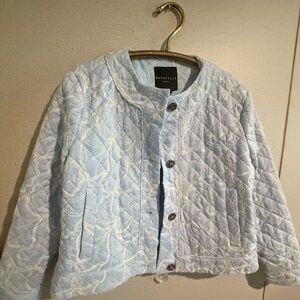 Bagatelle Sky Blue Quilted Puffer Jacket